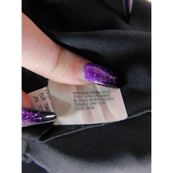 GAP Black Sleeveless Ruffle Neck Dress Size 6 - Classic Chic Evening Look - Picture 11 of 11